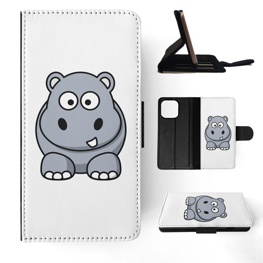 FLIP CASE FOR APPLE IPHONE|HIPPO HIPPOPOTAMUS 1 - Bild 46 von 193
