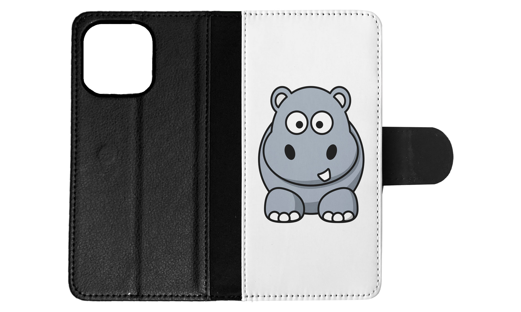 FLIP CASE FOR APPLE IPHONE|HIPPO HIPPOPOTAMUS 1 - Bild 49 von 193