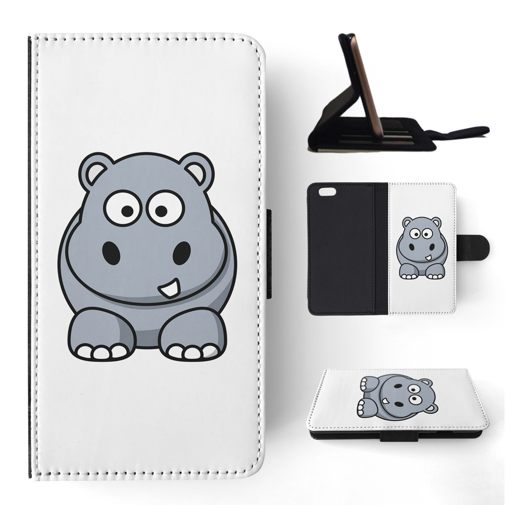 FLIP CASE FOR APPLE IPHONE|HIPPO HIPPOPOTAMUS 1 - Bild 159 von 193