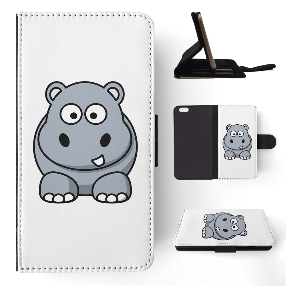 FLIP CASE FOR APPLE IPHONE|HIPPO HIPPOPOTAMUS 1 - Bild 149 von 193