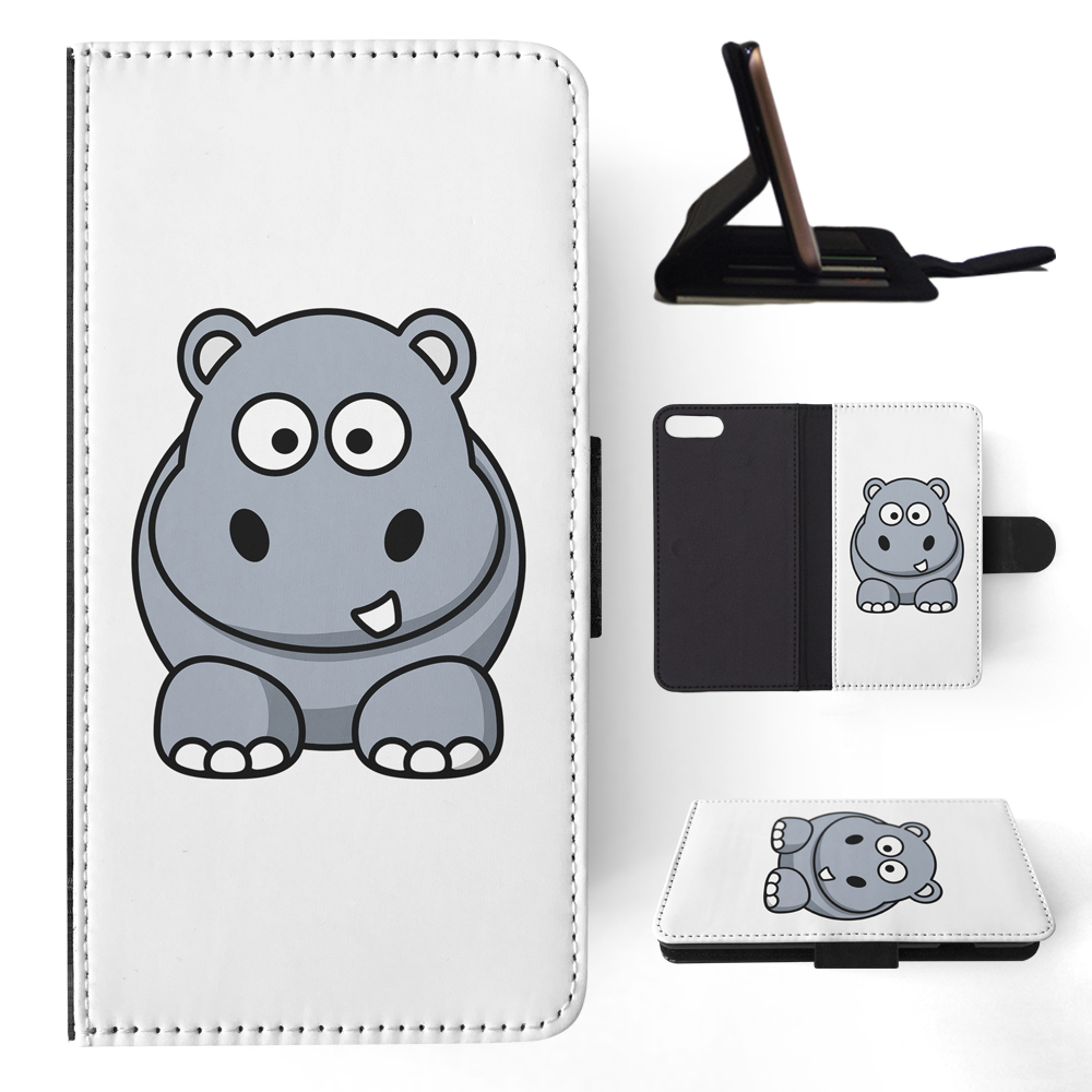FLIP CASE FOR APPLE IPHONE|HIPPO HIPPOPOTAMUS 1 - Bild 129 von 193