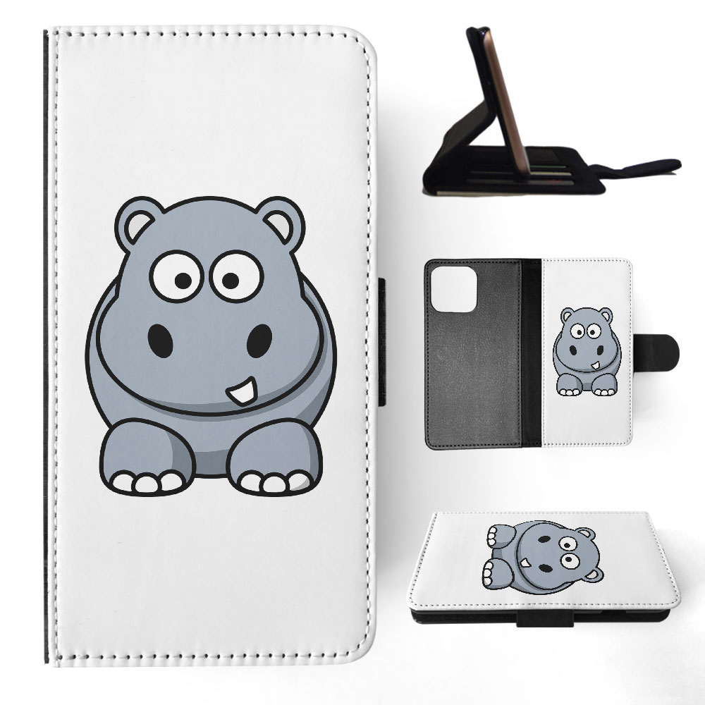 FLIP CASE FOR APPLE IPHONE|HIPPO HIPPOPOTAMUS 1 - Bild 26 von 193