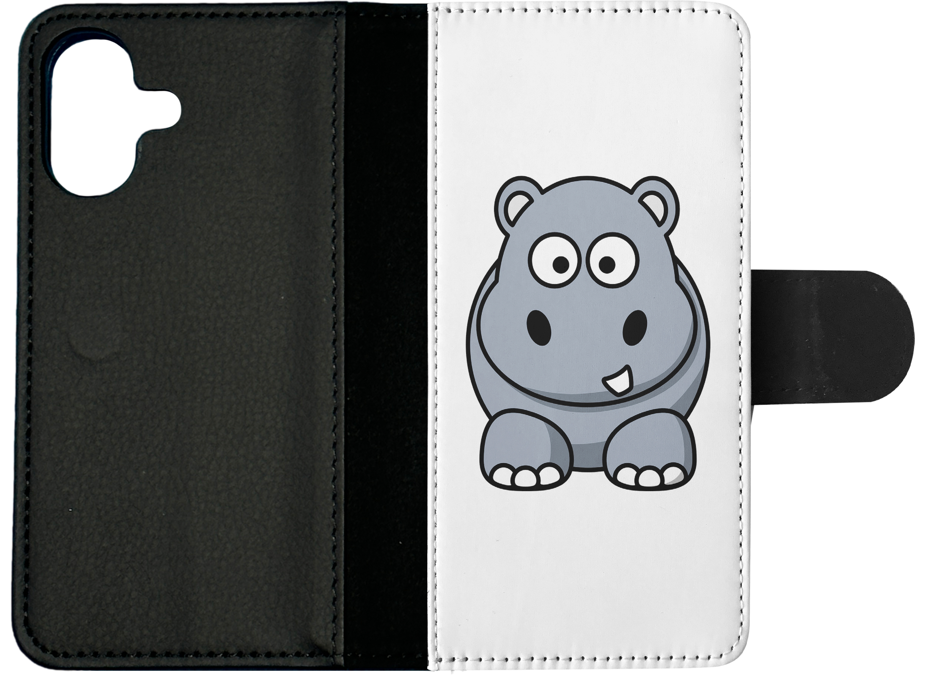 FLIP CASE FOR APPLE IPHONE|HIPPO HIPPOPOTAMUS 1 - Bild 24 von 193