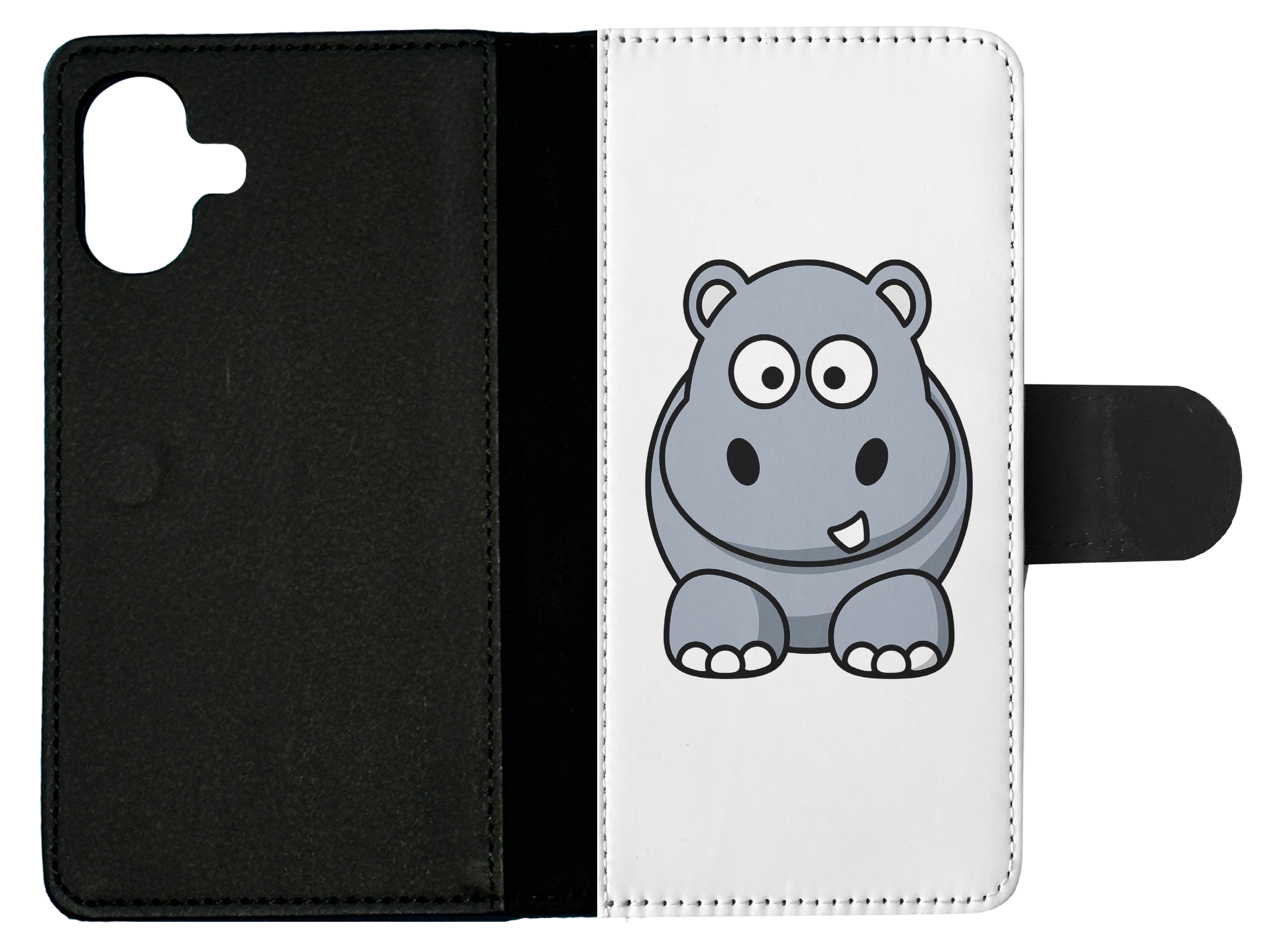 FLIP CASE FOR APPLE IPHONE|HIPPO HIPPOPOTAMUS 1 - Bild 19 von 193