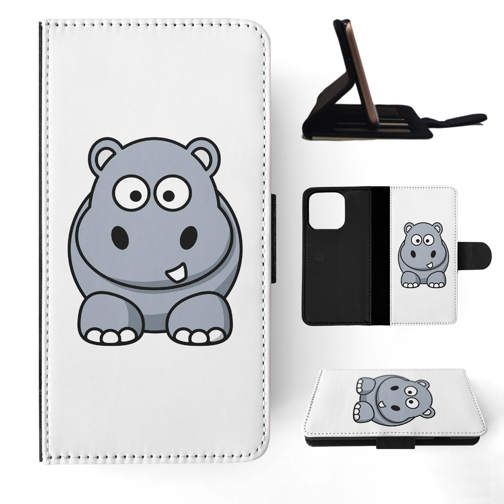 FLIP CASE FOR APPLE IPHONE|HIPPO HIPPOPOTAMUS 1 - Bild 11 von 193