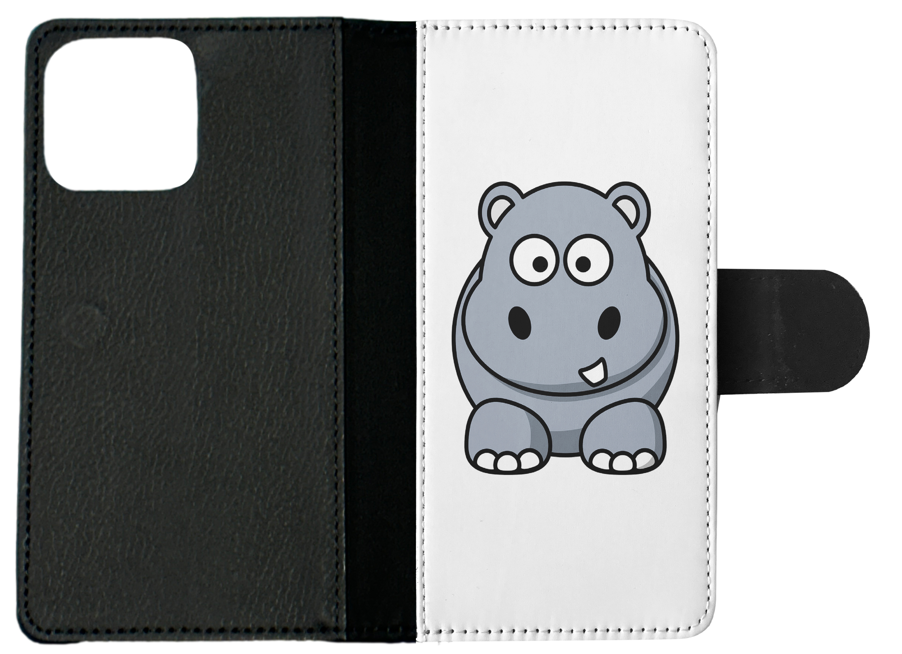 FLIP CASE FOR APPLE IPHONE|HIPPO HIPPOPOTAMUS 1 - Bild 9 von 193