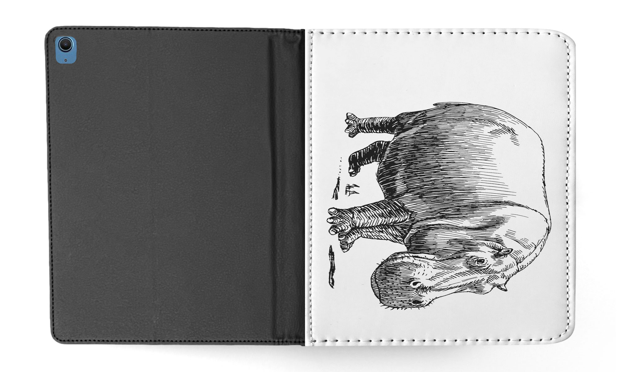 FUNDA FUNDA PARA APPLE IPAD|SKETCH HIPOPÓTAMO HIPOPÓTAMO - Imagen 14 de 55