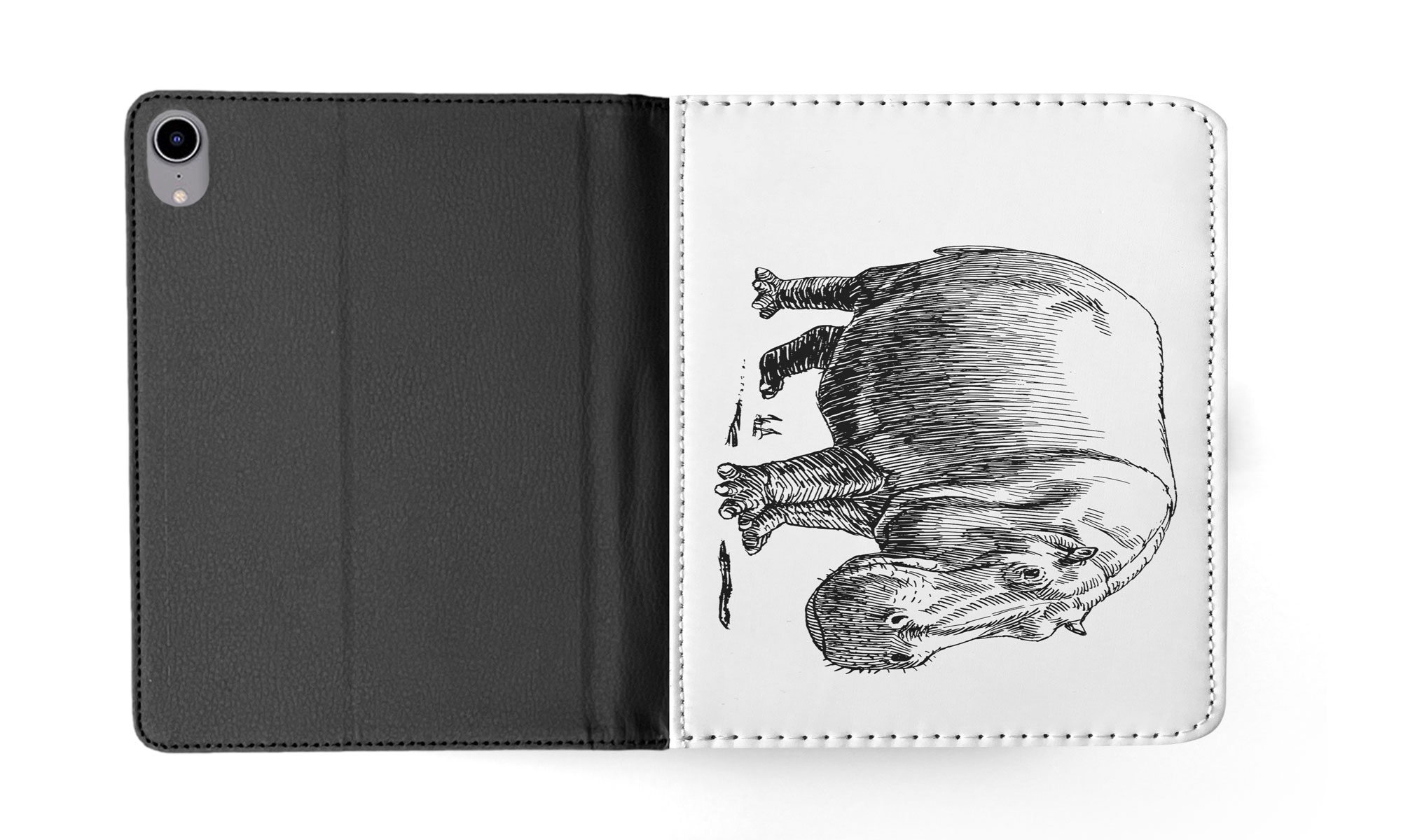FUNDA FUNDA PARA APPLE IPAD|SKETCH HIPOPÓTAMO HIPOPÓTAMO - Imagen 9 de 55
