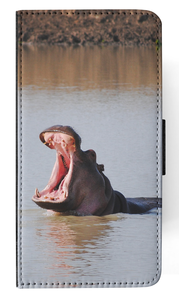 FLIP CASE FOR APPLE IPHONE|HIPPO HIPPOPOTAMUS 8 - Picture 115 of 193