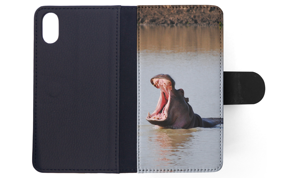 FLIP CASE FOR APPLE IPHONE|HIPPO HIPPOPOTAMUS 8 - Picture 117 of 193