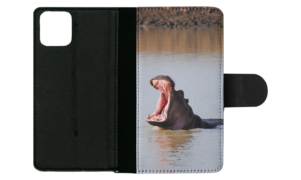 FLIP CASE FOR APPLE IPHONE|HIPPO HIPPOPOTAMUS 8 - Picture 102 of 193