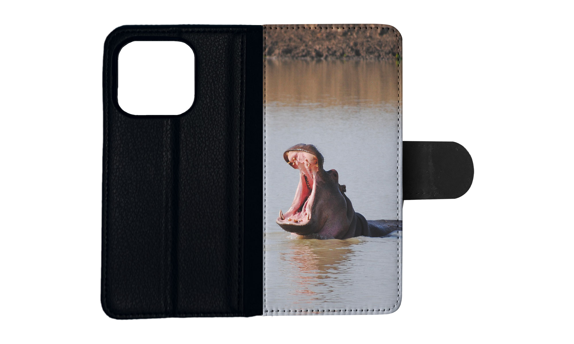 FLIP CASE FOR APPLE IPHONE|HIPPO HIPPOPOTAMUS 8 - Picture 74 of 193