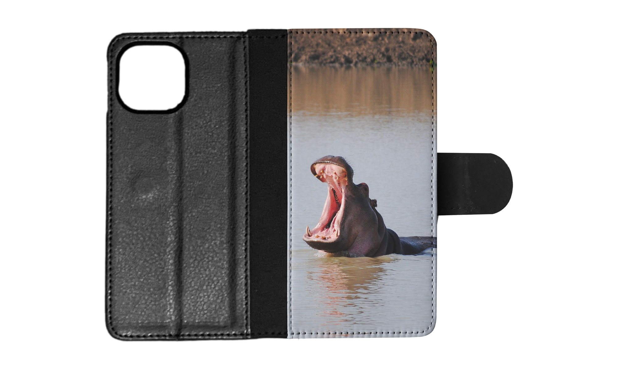 FLIP CASE FOR APPLE IPHONE|HIPPO HIPPOPOTAMUS 8 - Picture 64 of 193