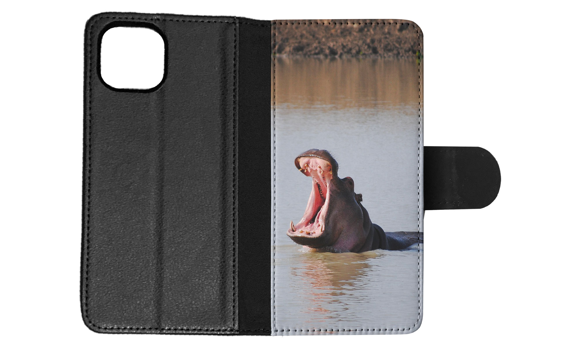 FLIP CASE FOR APPLE IPHONE|HIPPO HIPPOPOTAMUS 8 - Picture 59 of 193