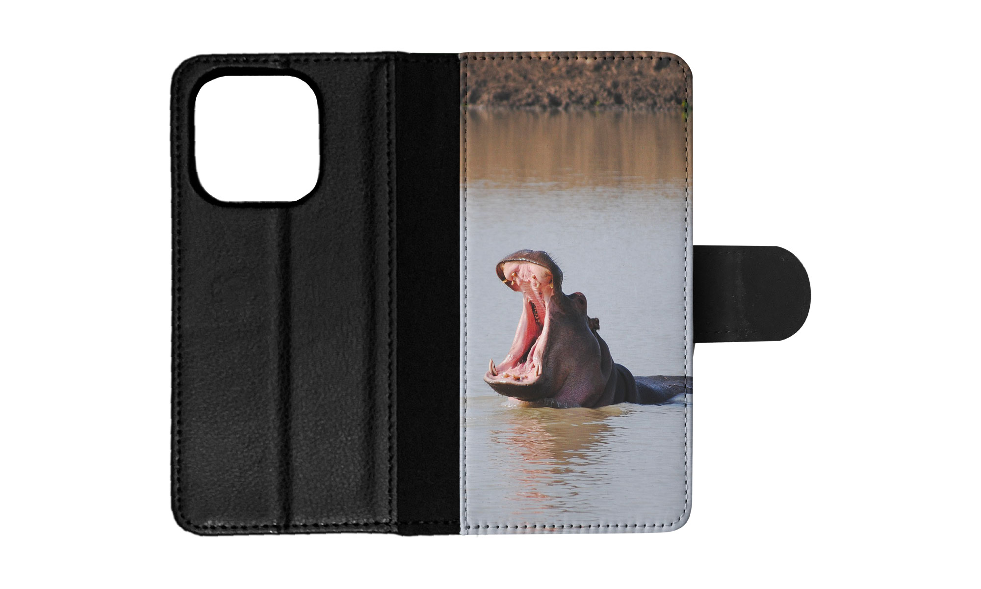 FLIP CASE FOR APPLE IPHONE|HIPPO HIPPOPOTAMUS 8 - Picture 54 of 193