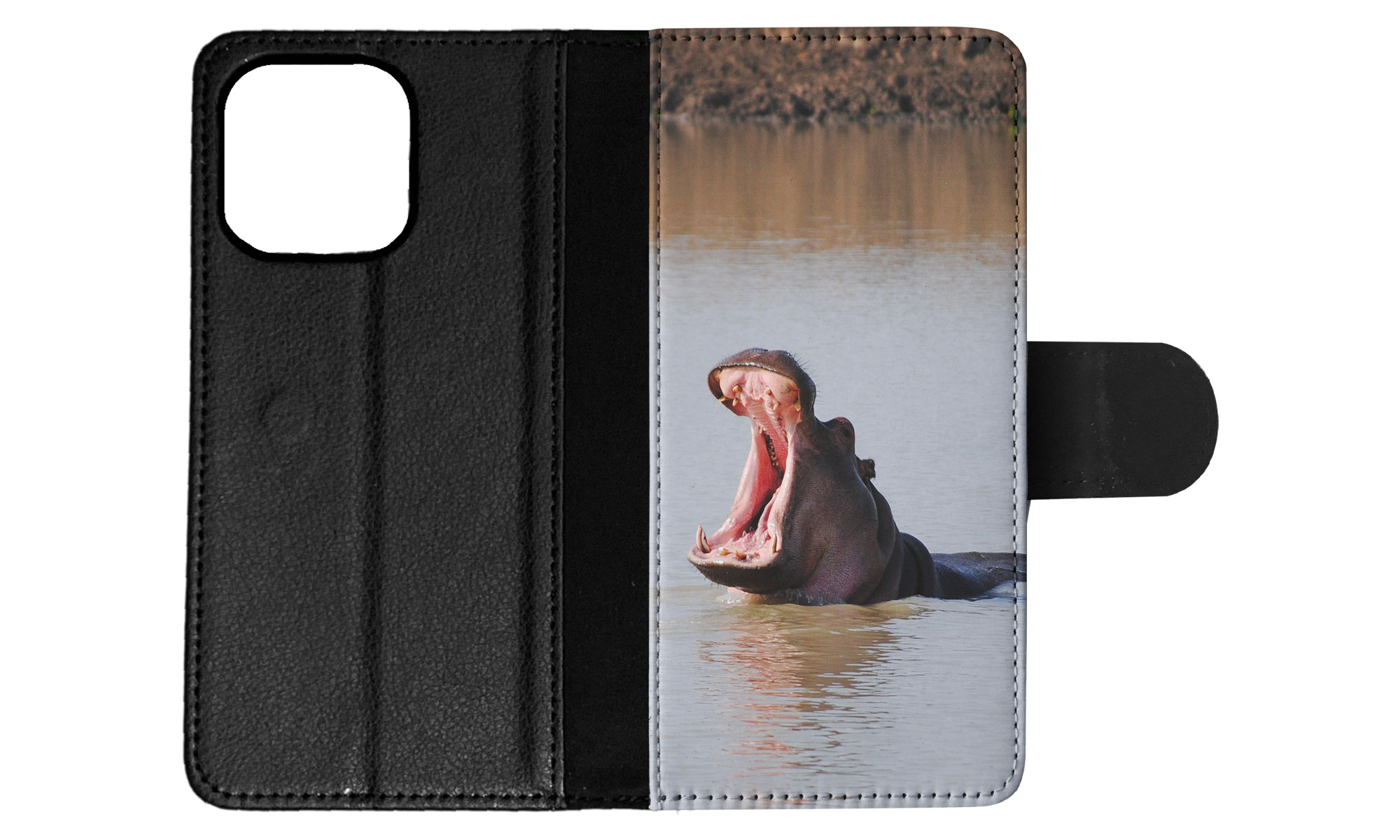 FLIP CASE FOR APPLE IPHONE|HIPPO HIPPOPOTAMUS 8 - Picture 49 of 193