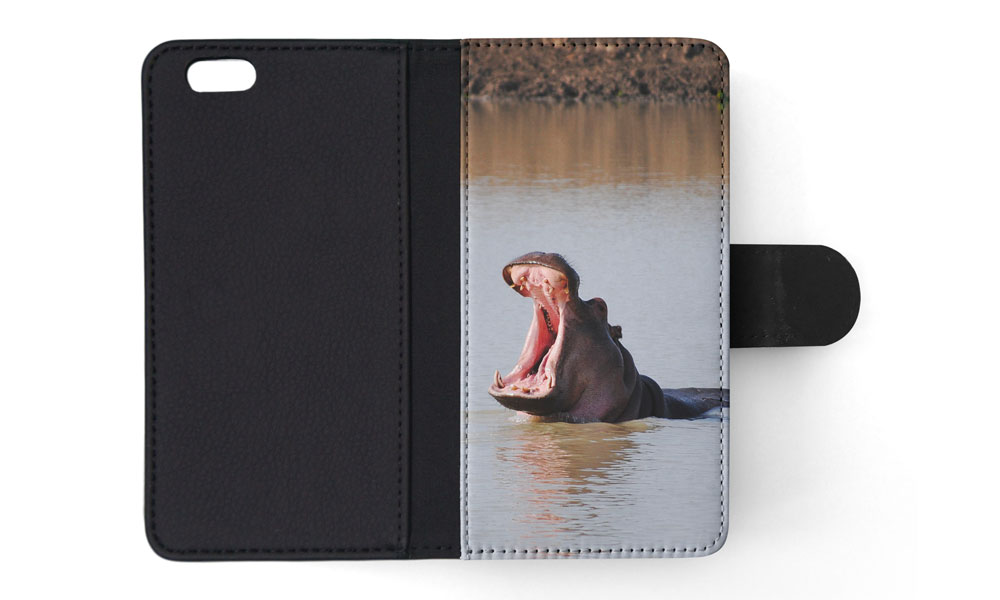 FLIP CASE FOR APPLE IPHONE|HIPPO HIPPOPOTAMUS 8 - Picture 162 of 193