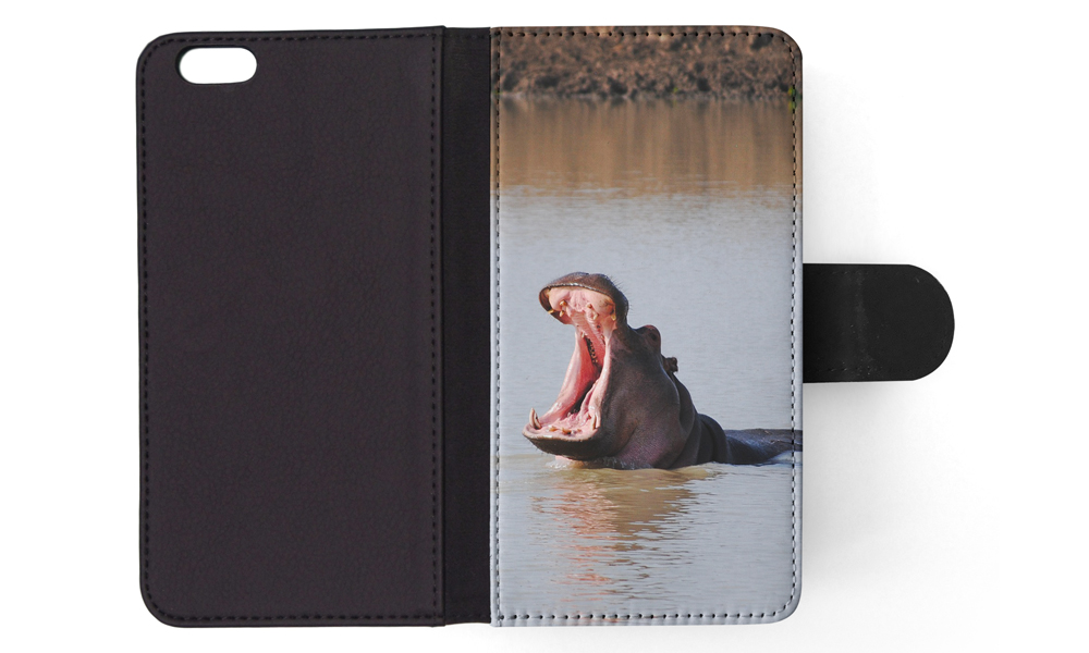 FLIP CASE FOR APPLE IPHONE|HIPPO HIPPOPOTAMUS 8 - Picture 152 of 193