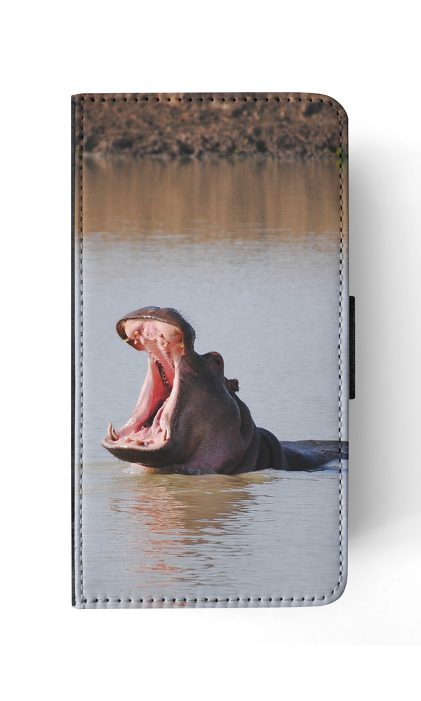 FLIP CASE FOR APPLE IPHONE|HIPPO HIPPOPOTAMUS 8 - Picture 135 of 193