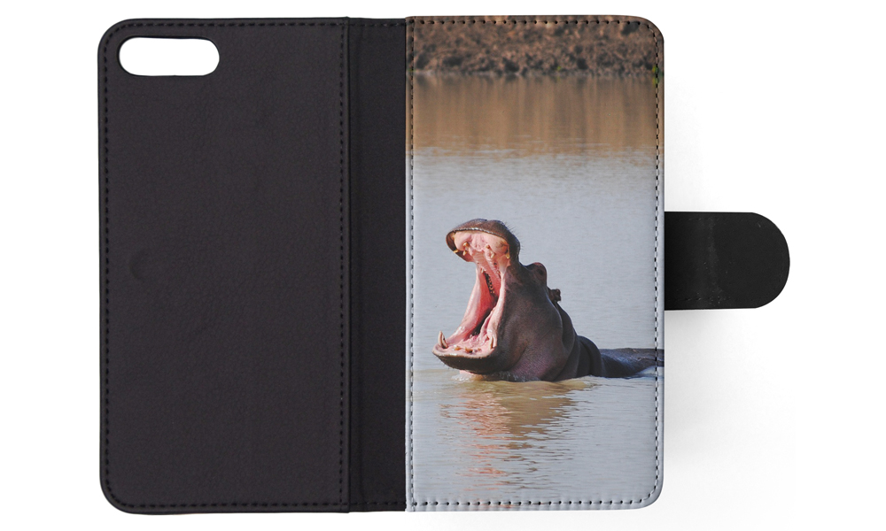 FLIP CASE FOR APPLE IPHONE|HIPPO HIPPOPOTAMUS 8 - Picture 132 of 193