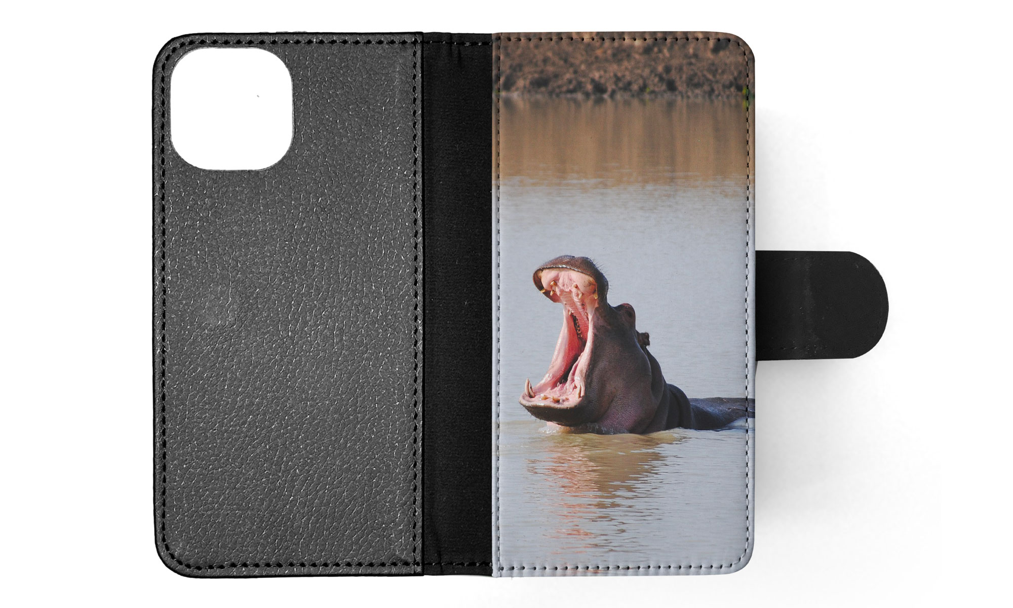 FLIP CASE FOR APPLE IPHONE|HIPPO HIPPOPOTAMUS 8 - Picture 44 of 193