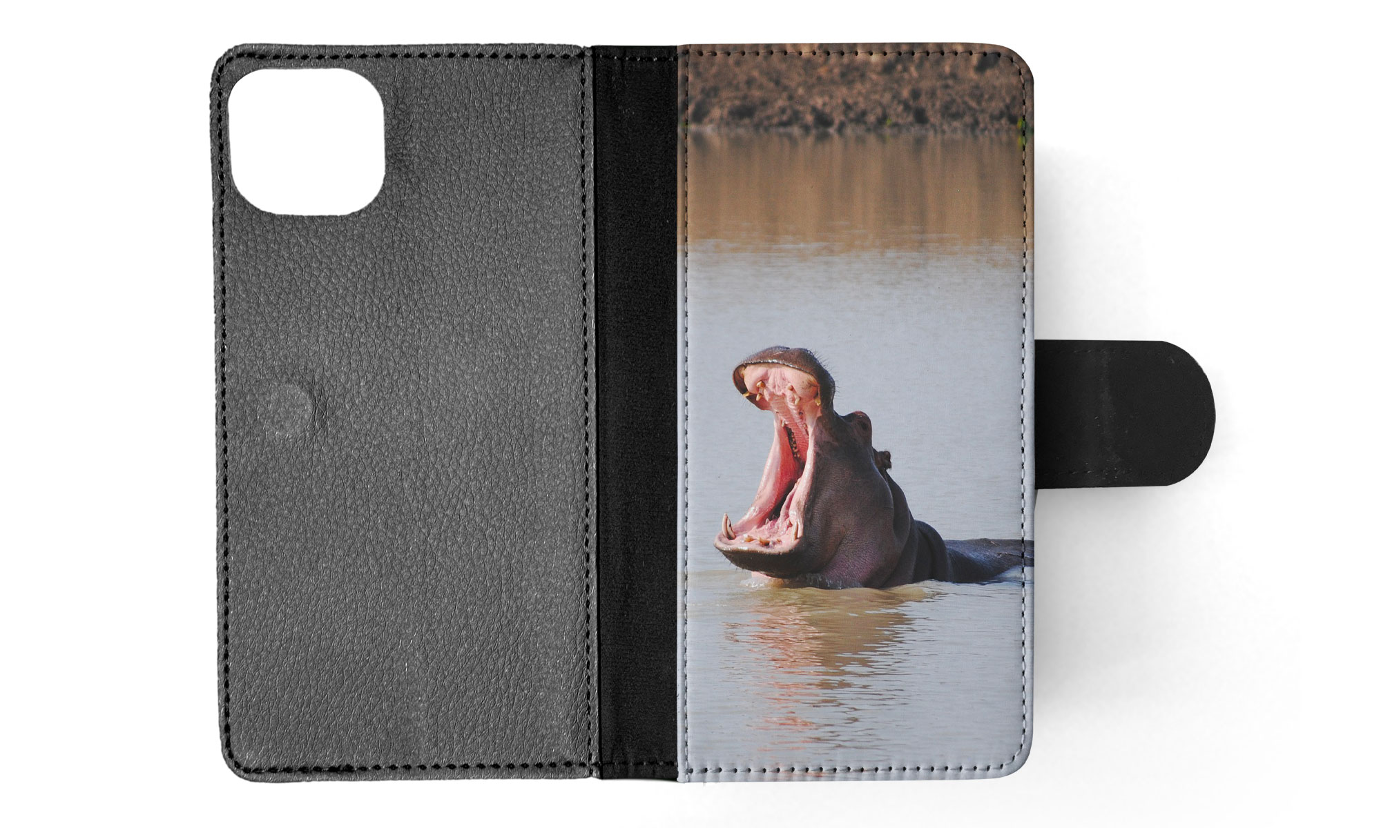 FLIP CASE FOR APPLE IPHONE|HIPPO HIPPOPOTAMUS 8 - Picture 39 of 193