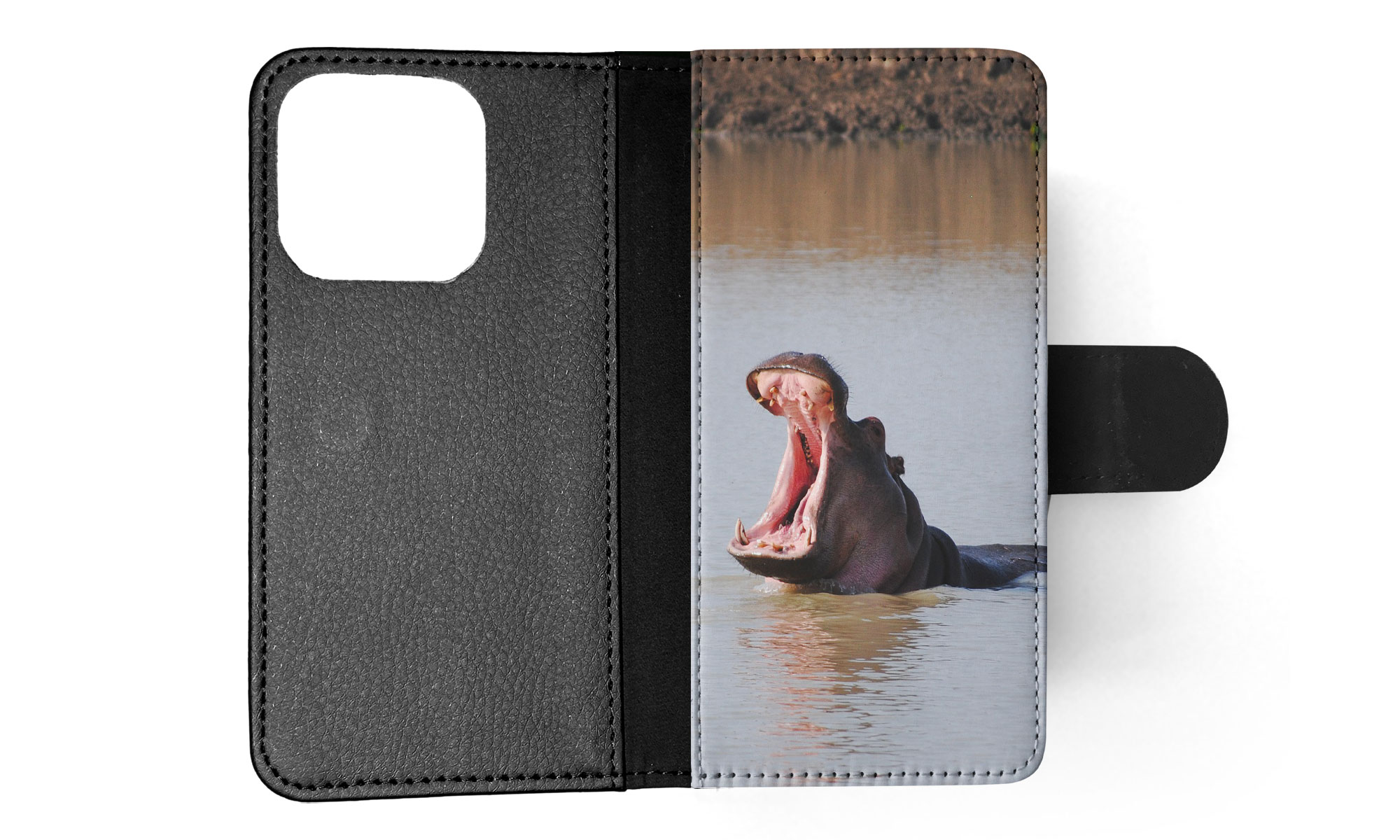 FLIP CASE FOR APPLE IPHONE|HIPPO HIPPOPOTAMUS 8 - Picture 34 of 193