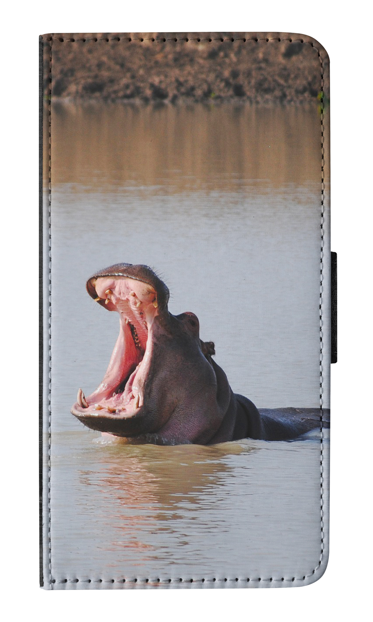 FLIP CASE FOR APPLE IPHONE|HIPPO HIPPOPOTAMUS 8 - Picture 7 of 193