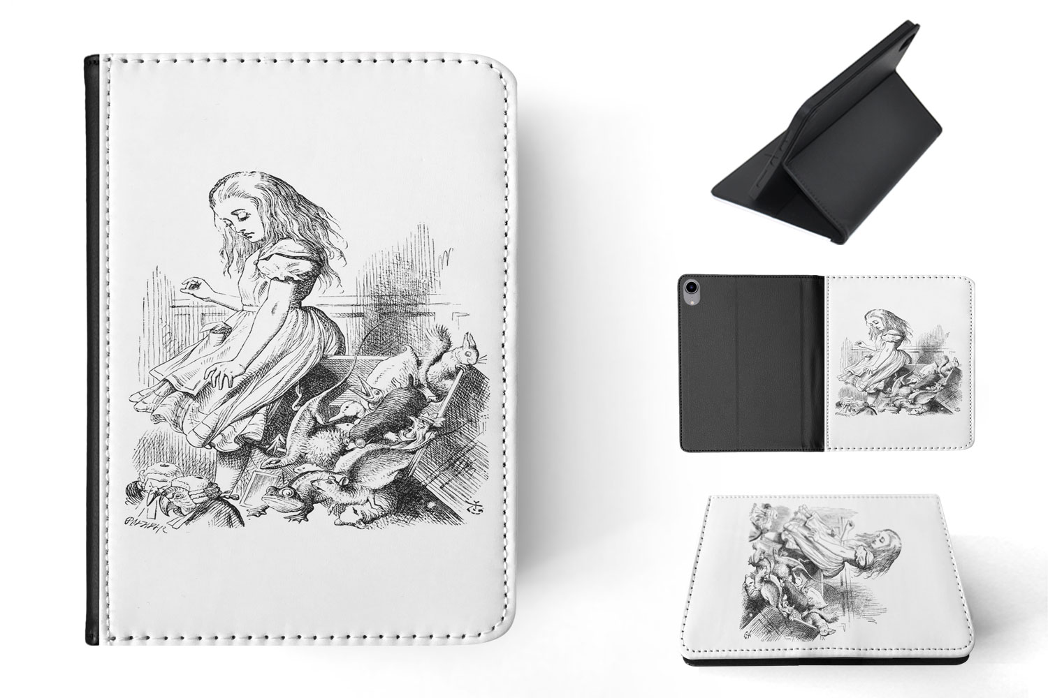 CASE COVER FOR APPLE IPAD|ALICE IN WONDERLAND ART #1 - 第 6/55 張圖片