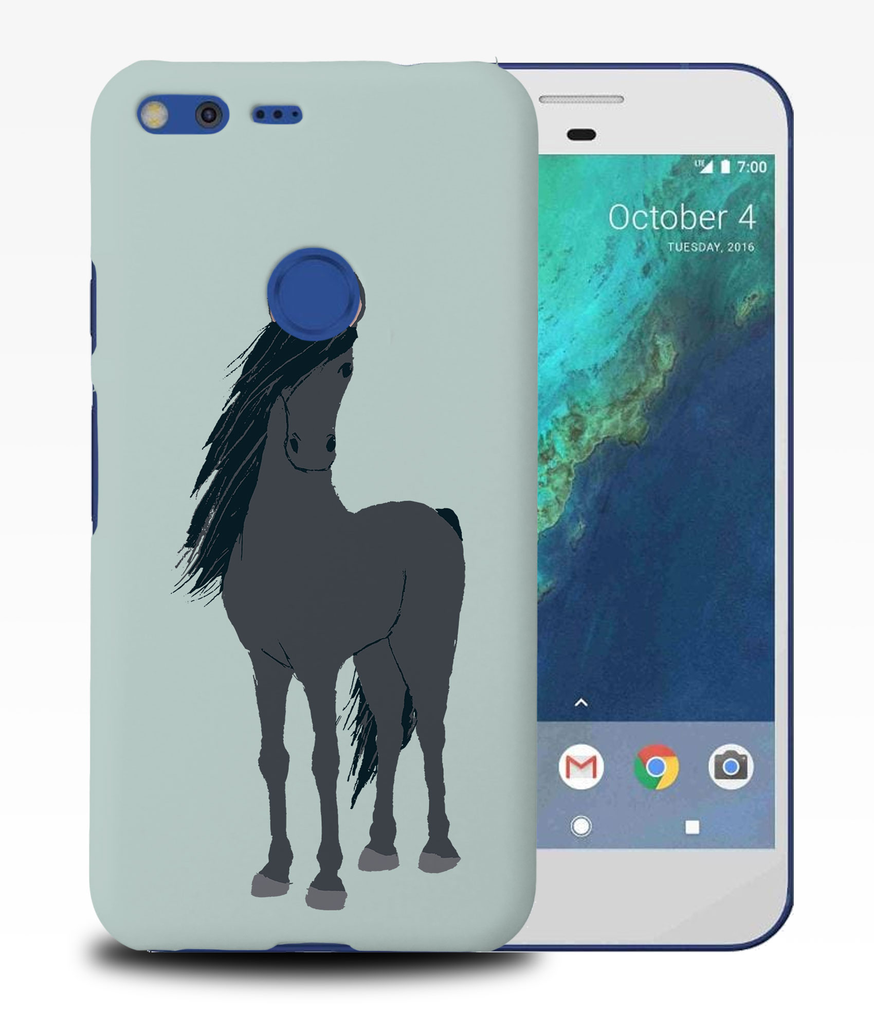 FUNDA FUNDA PARA GOOGLE PIXEL|DIBUJO DE CABALLO 1 - Imagen 10 de 11