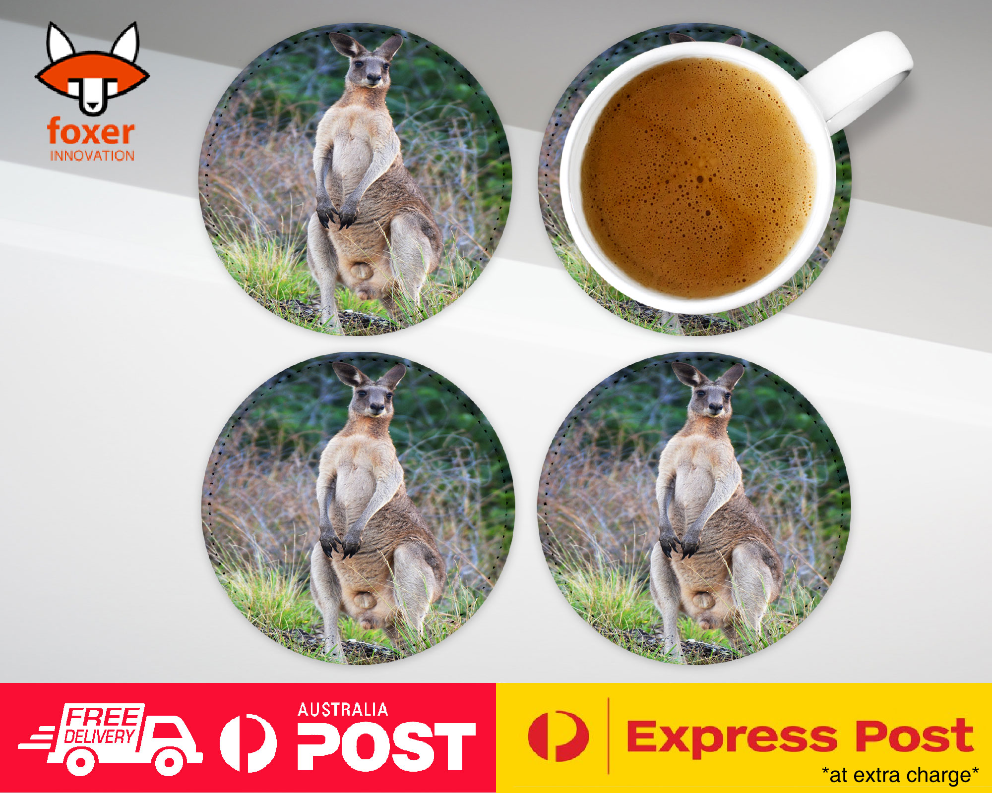 COASTER COFFEE DRINKING MAT|KANGAROO JOEY 1