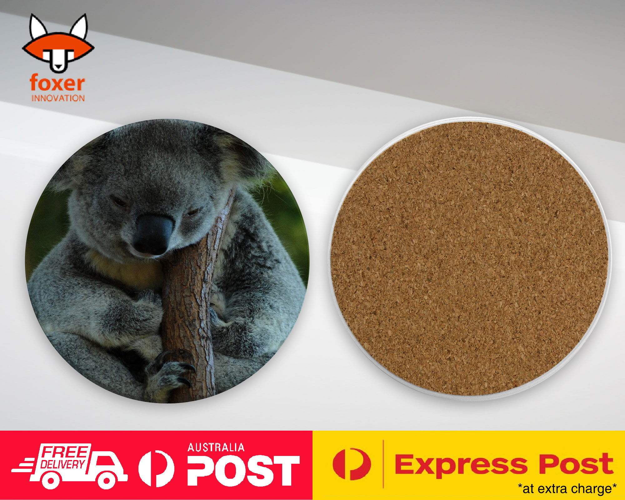 COASTER COFFEE DRINKING MAT|KOALA MARSUPIAL 9