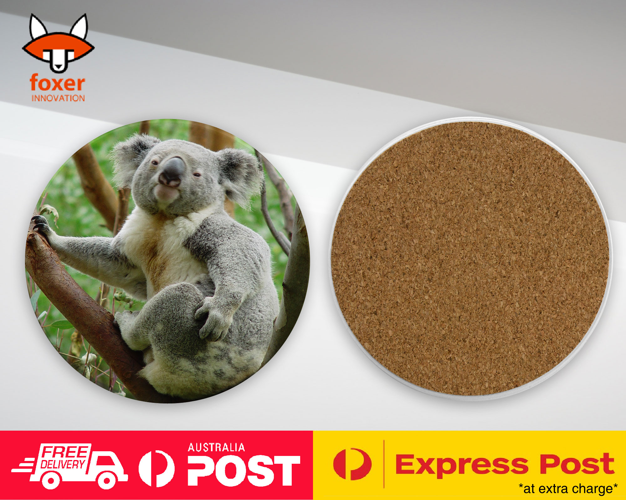 COASTER COFFEE DRINKING MAT|KOALA MARSUPIAL 19