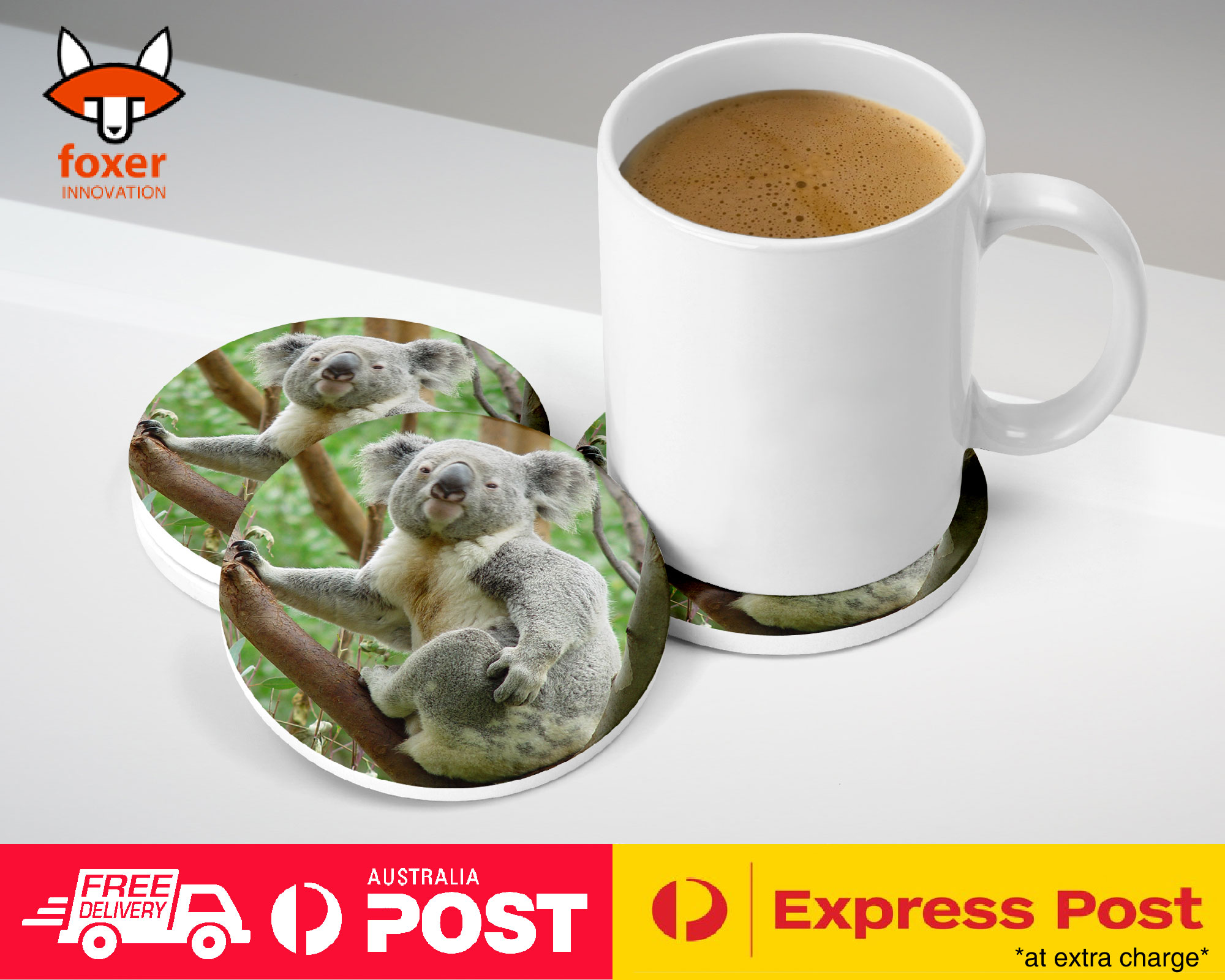 COASTER COFFEE DRINKING MAT|KOALA MARSUPIAL 19
