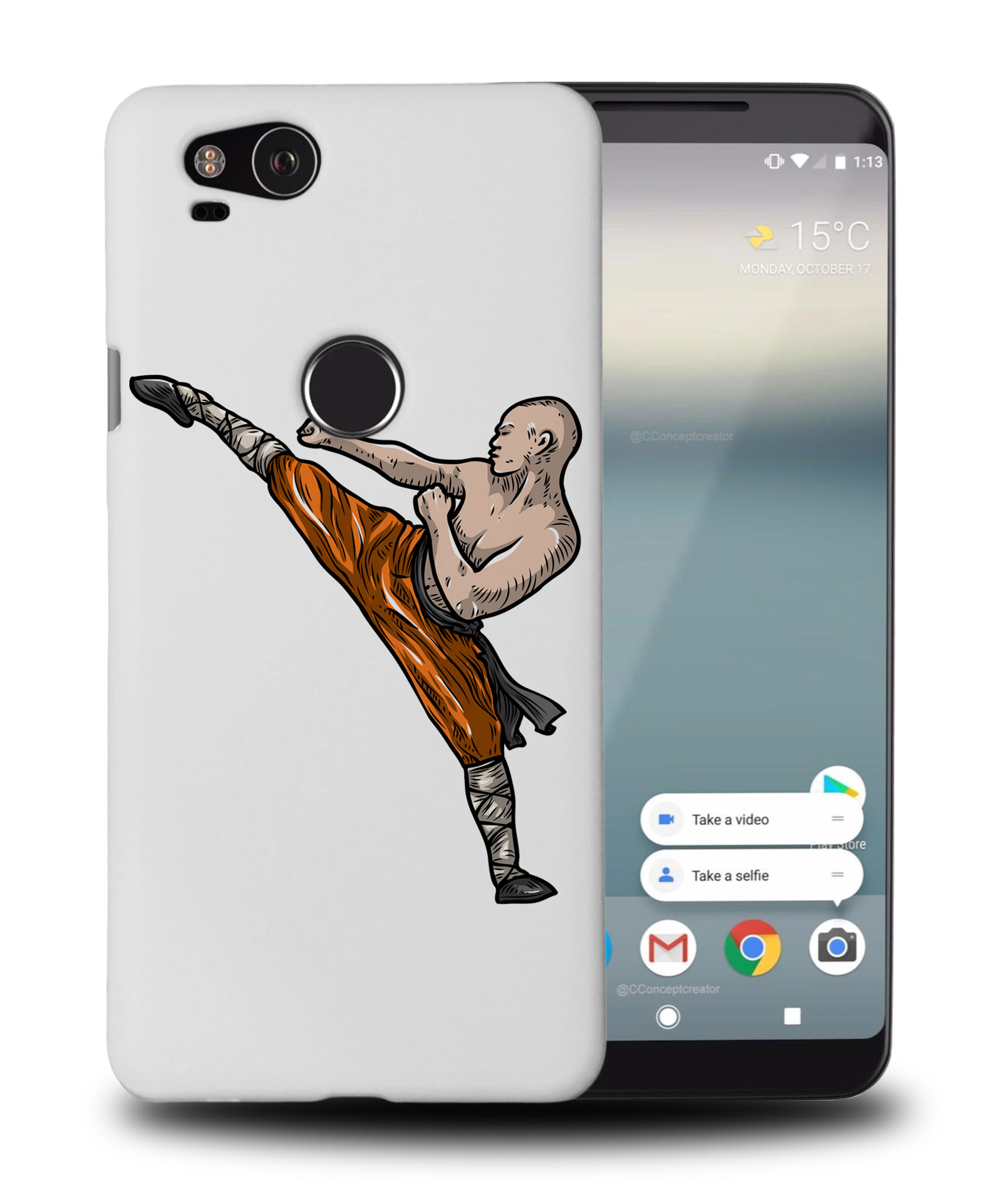 CASE COVER FOR GOOGLE PIXEL|KUNG FU MARTIAL ARTS 3 - Picture 9 of 11