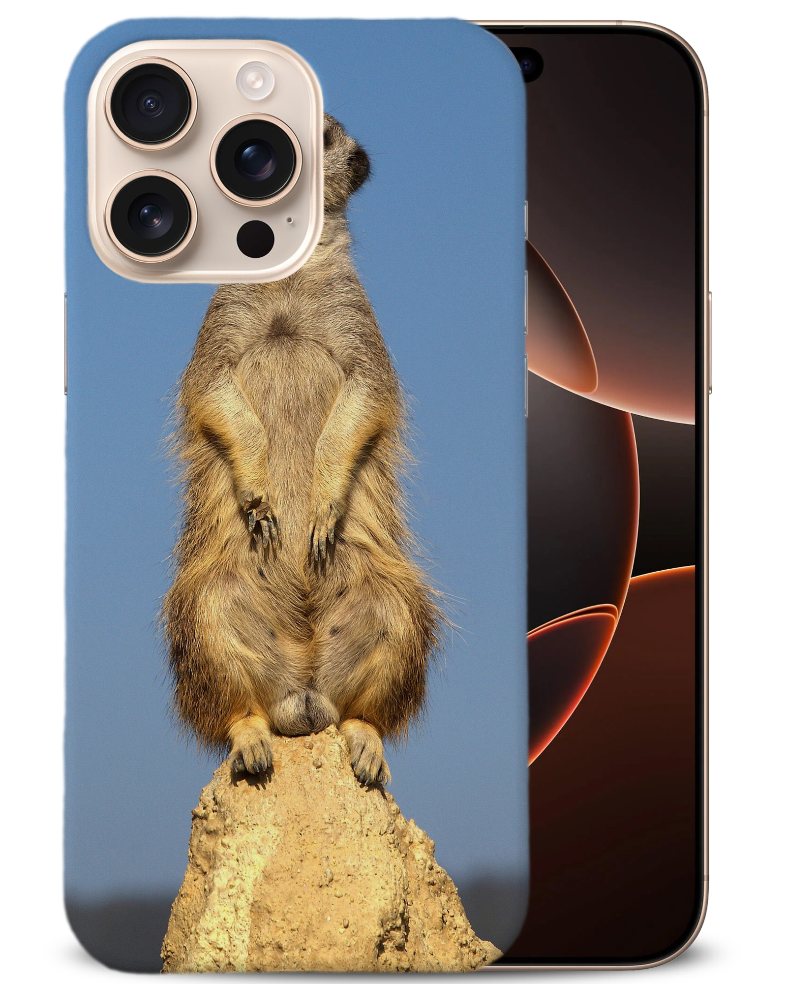 CASE COVER FOR APPLE IPHONE|CUTE ANIMAL MEERKAT 5 - Picture 2 of 44