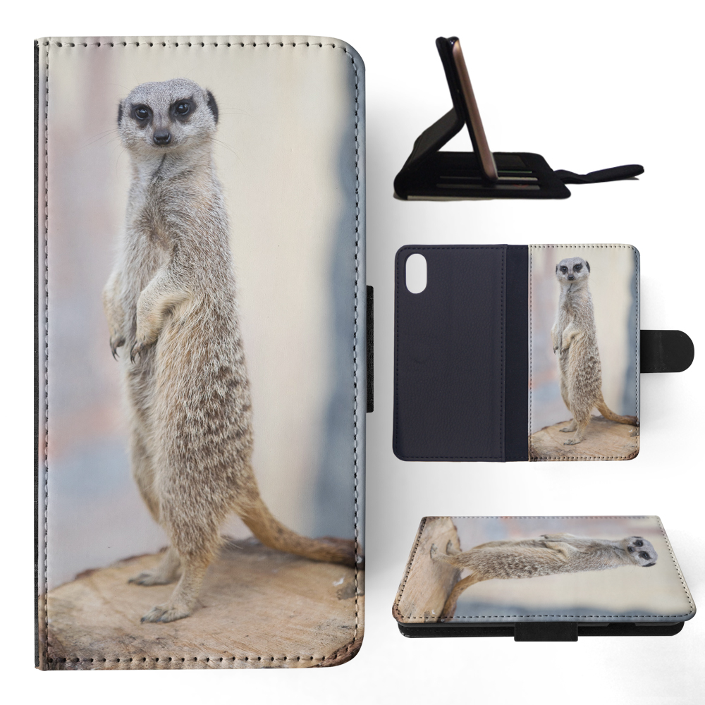 FLIP CASE FOR APPLE IPHONE|CUTE ANIMAL MEERKAT 6 - Picture 114 of 193