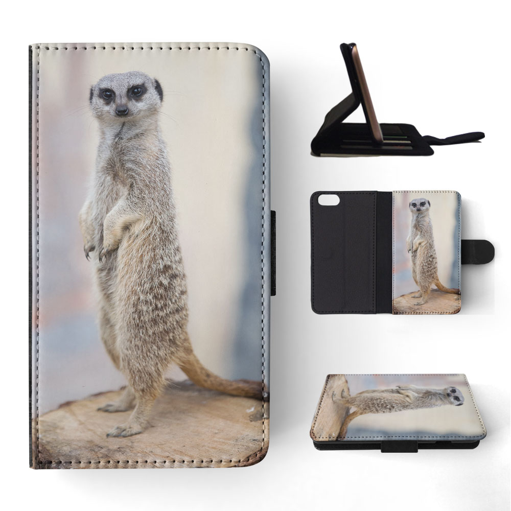 FLIP CASE FOR APPLE IPHONE|CUTE ANIMAL MEERKAT 6 - Picture 169 of 193