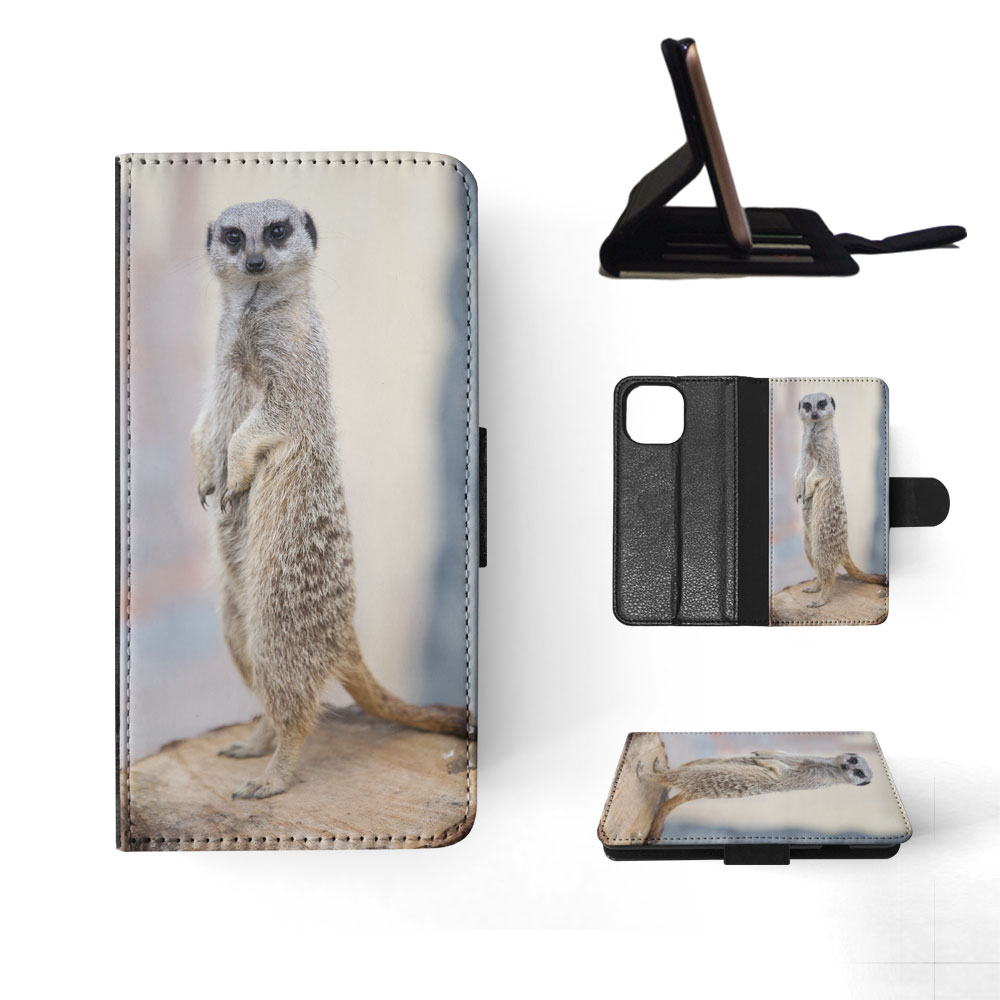 FLIP CASE FOR APPLE IPHONE|CUTE ANIMAL MEERKAT 6 - Picture 81 of 193