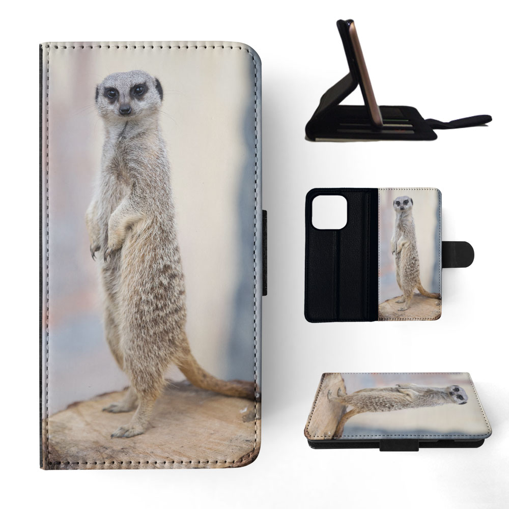 FLIP CASE FOR APPLE IPHONE|CUTE ANIMAL MEERKAT 6 - Picture 71 of 193