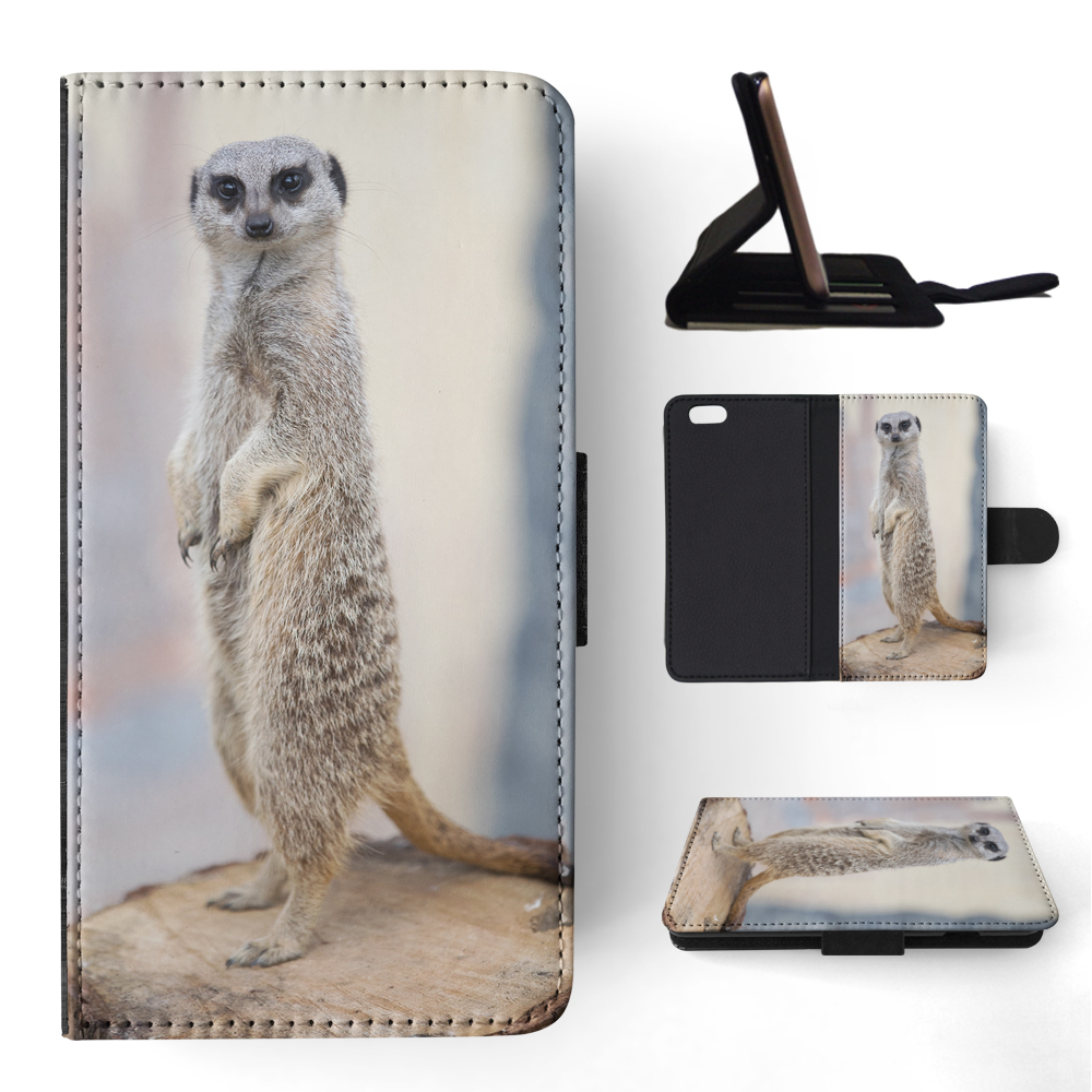 FLIP CASE FOR APPLE IPHONE|CUTE ANIMAL MEERKAT 6 - Picture 159 of 193