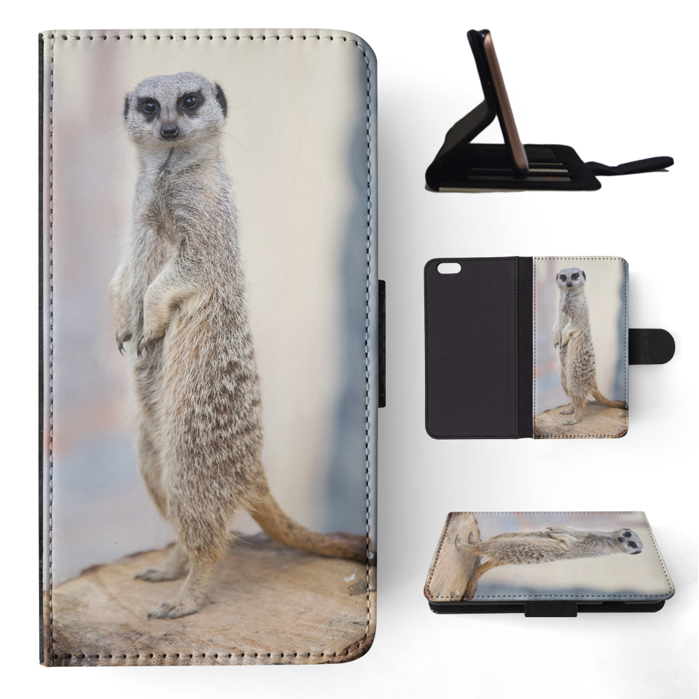 FLIP CASE FOR APPLE IPHONE|CUTE ANIMAL MEERKAT 6 - Picture 149 of 193