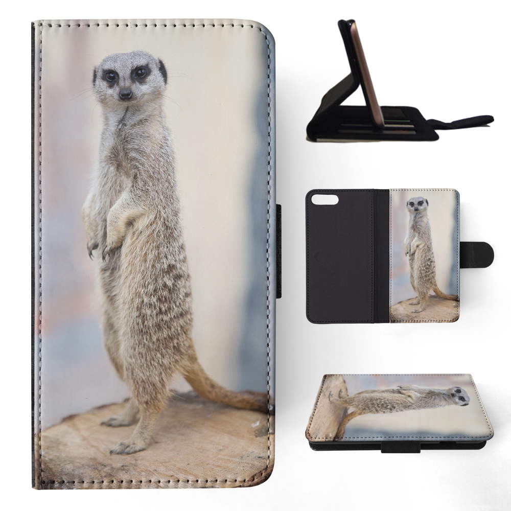 FLIP CASE FOR APPLE IPHONE|CUTE ANIMAL MEERKAT 6 - Picture 129 of 193