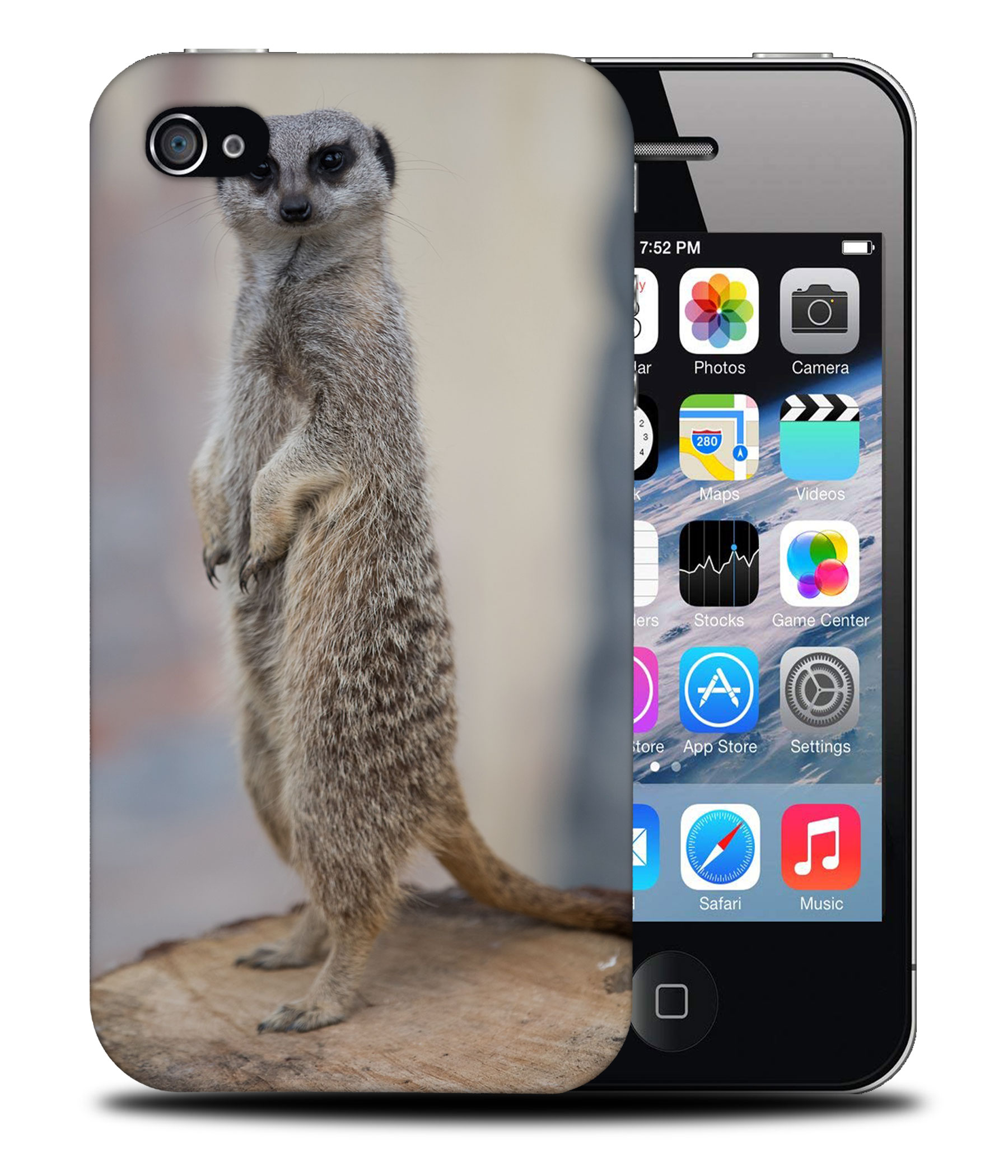 CASE COVER FOR APPLE IPHONE|CUTE ANIMAL MEERKAT 6 - Picture 40 of 44