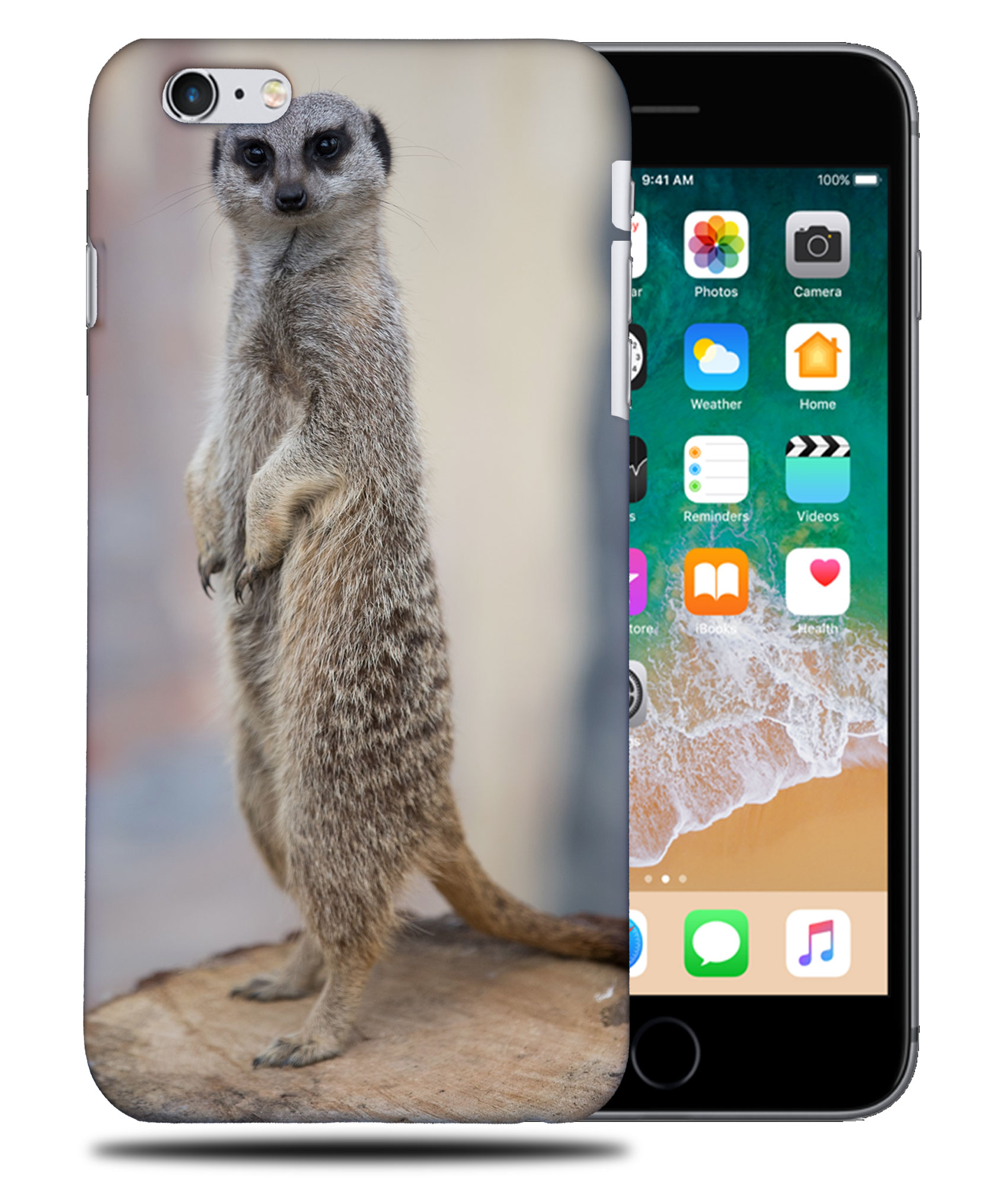 CASE COVER FOR APPLE IPHONE|CUTE ANIMAL MEERKAT 6 - Picture 33 of 44