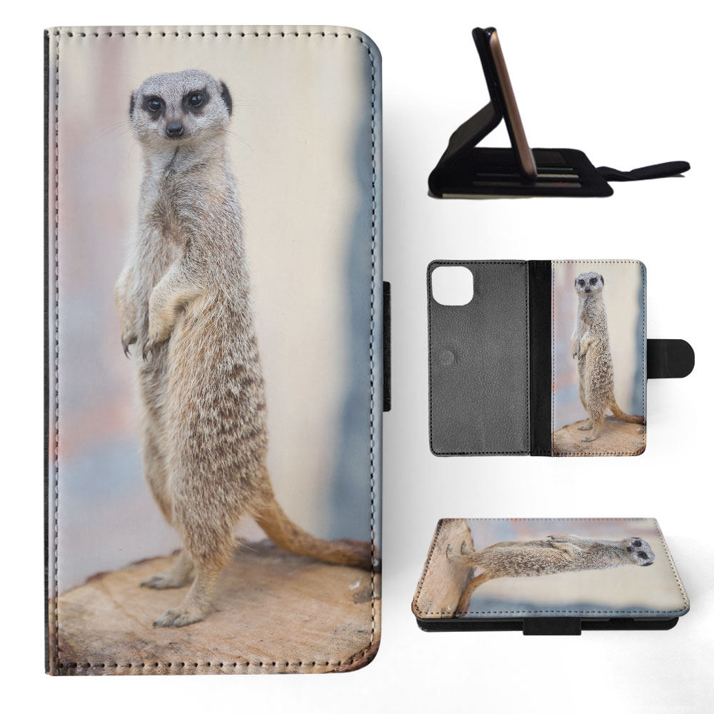 FLIP CASE FOR APPLE IPHONE|CUTE ANIMAL MEERKAT 6 - Picture 36 of 193