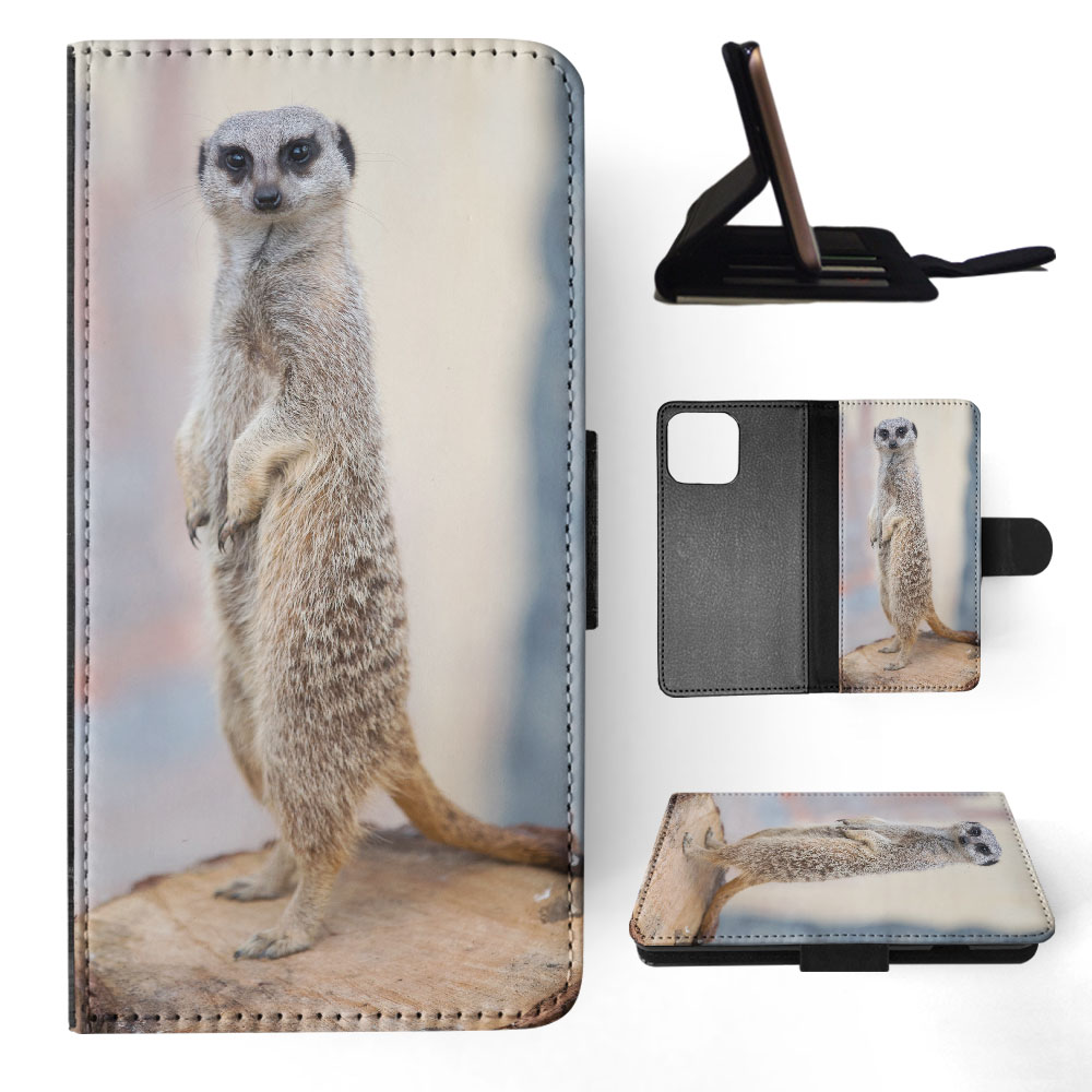 FLIP CASE FOR APPLE IPHONE|CUTE ANIMAL MEERKAT 6 - Picture 26 of 193