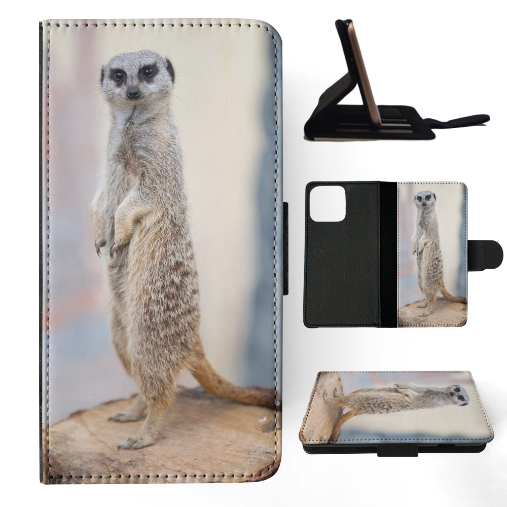 FLIP CASE FOR APPLE IPHONE|CUTE ANIMAL MEERKAT 6 - Picture 6 of 193