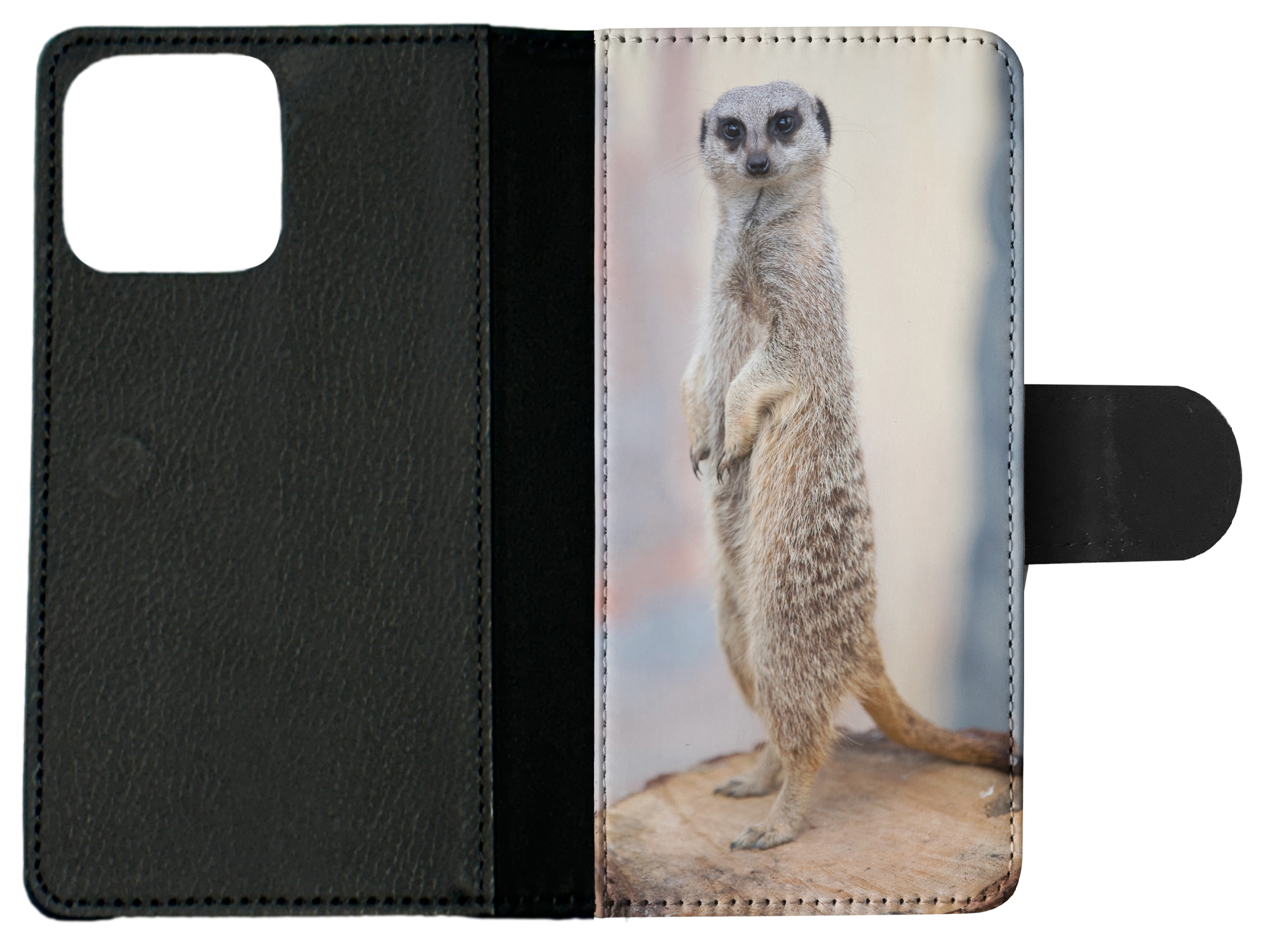 FLIP CASE FOR APPLE IPHONE|CUTE ANIMAL MEERKAT 6 - Picture 9 of 193