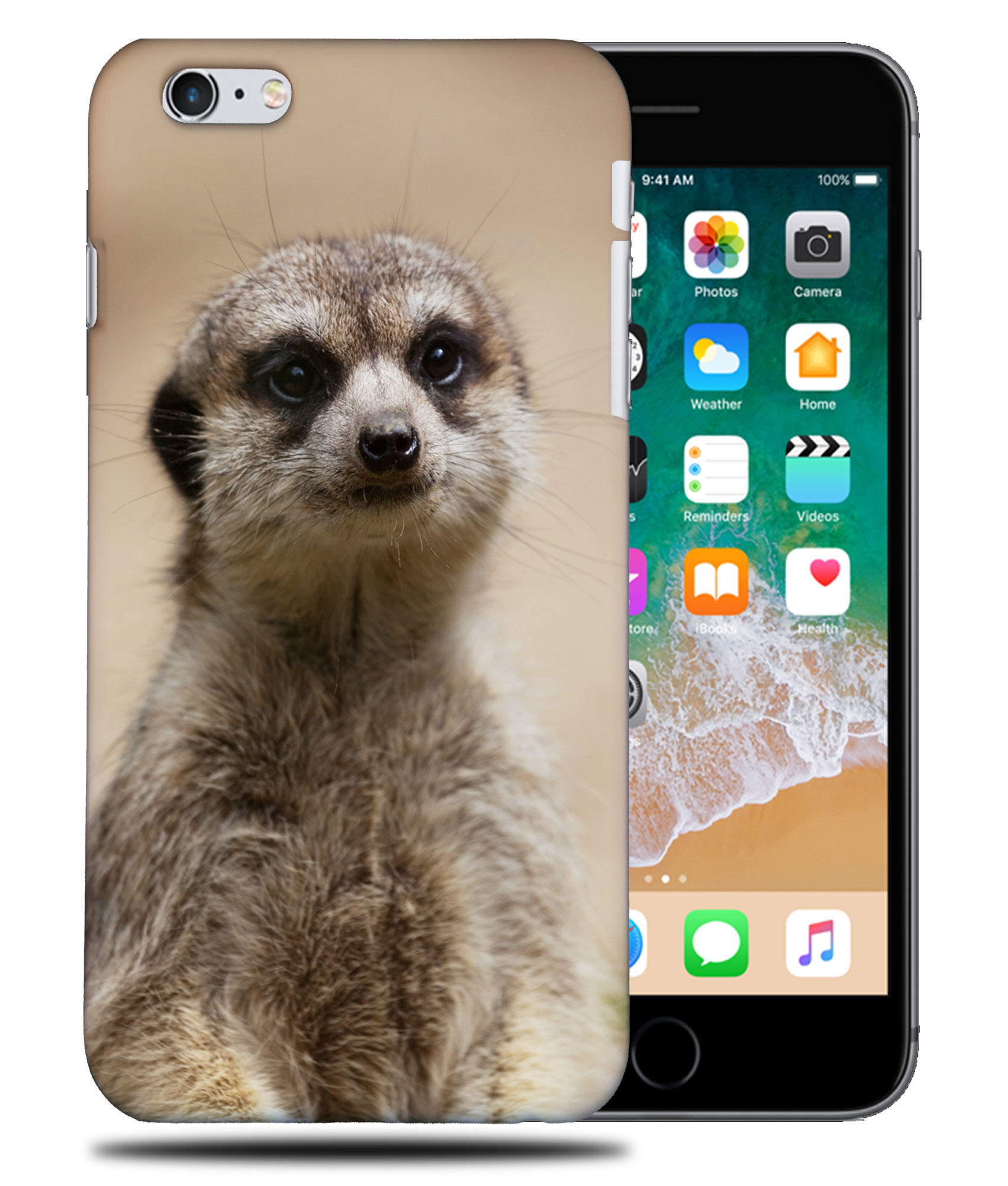 CASE COVER FOR APPLE IPHONE|CUTE ANIMAL MEERKAT 10 - Picture 33 of 44